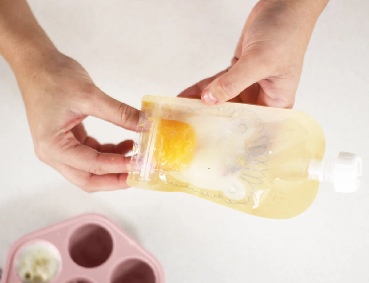 Silicone Baby Food Freezer Trays & Icy Pole Moulds - Dusty Rose - Image 12