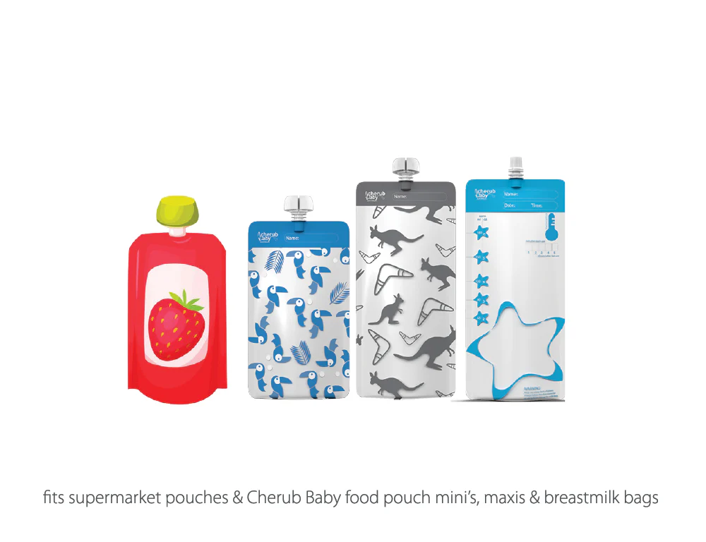Reusable Food / Yoghurt Pouches & Breast Milk Bag Organiser - Freezer - Image 9