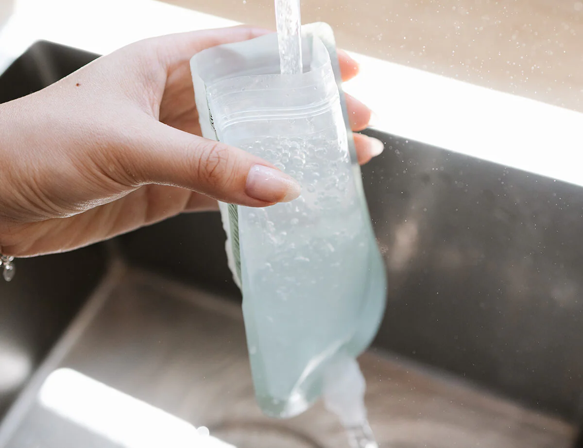 Reusable Baby Food Pouches, Yoghurt Pouches - Animal Set 150ml 5PK - Image 4