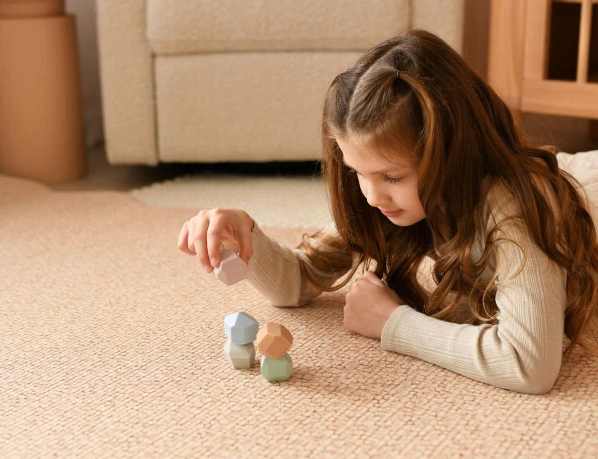 Silicone Balancing Stacking Stones 5PK | Montessori Toy - Image 4
