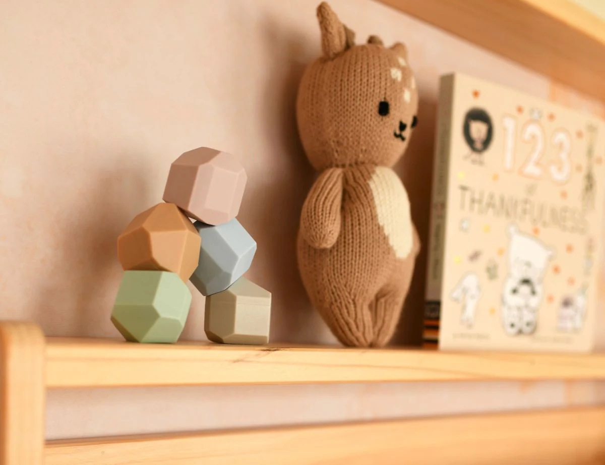 Silicone Balancing Stacking Stones 5PK | Montessori Toy - Image 8