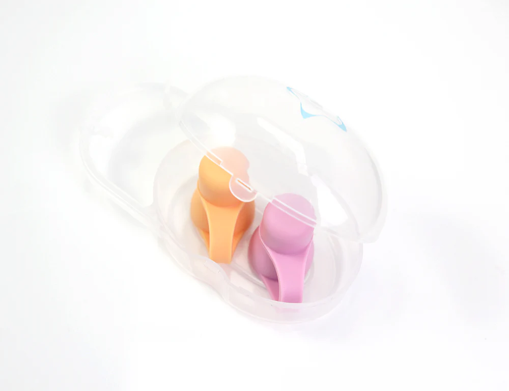 Silicone Food Pouch Soft Spouts 2PK - Peach/ Blush - Image 8