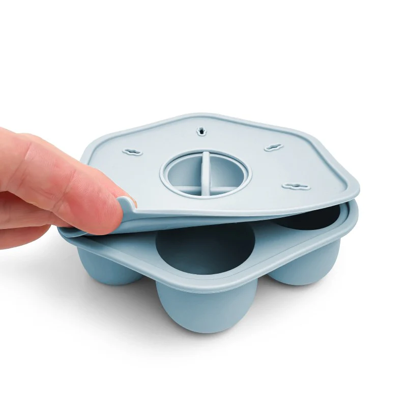 Silicone Baby Food Freezer Trays & Icy Pole Moulds - Duck Egg - (Popsicle Mold) - Image 9