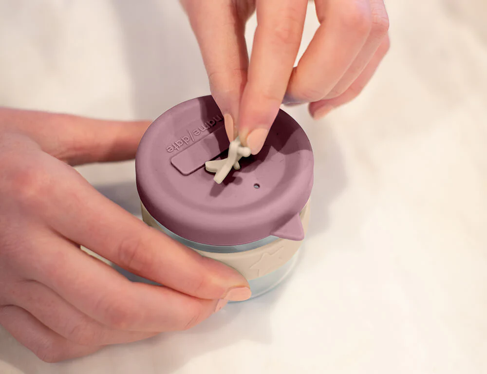 Silicone & Glass Storage 3PK 120ml + Storage 2PK 180ml Dusty Rose & Sand - Image 6